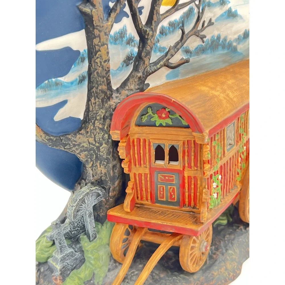 Universal Monsters The Wolf Man Coin Bank Gypsy Wagon 1941 Horror Collectible